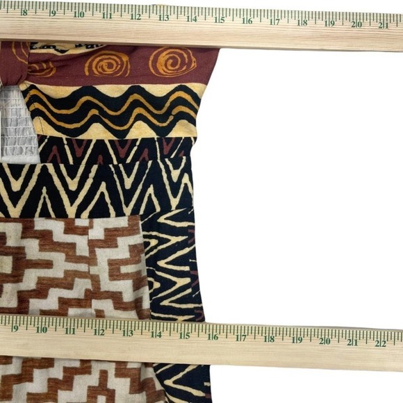 Anthropologie Verb Cut Out Geometric MIDI Dress Size 6 - Picture 5 of 8